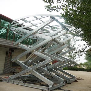 不鏽鋼旋轉（zhuǎn）升降舞台